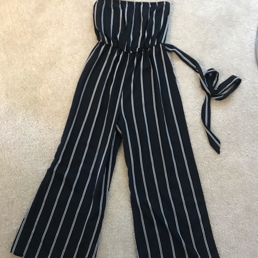 Black With with Stripe Jumper